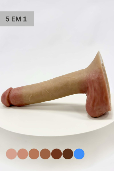 Packer KingSex (5em1) Pintura Artesanal - 18,5cm